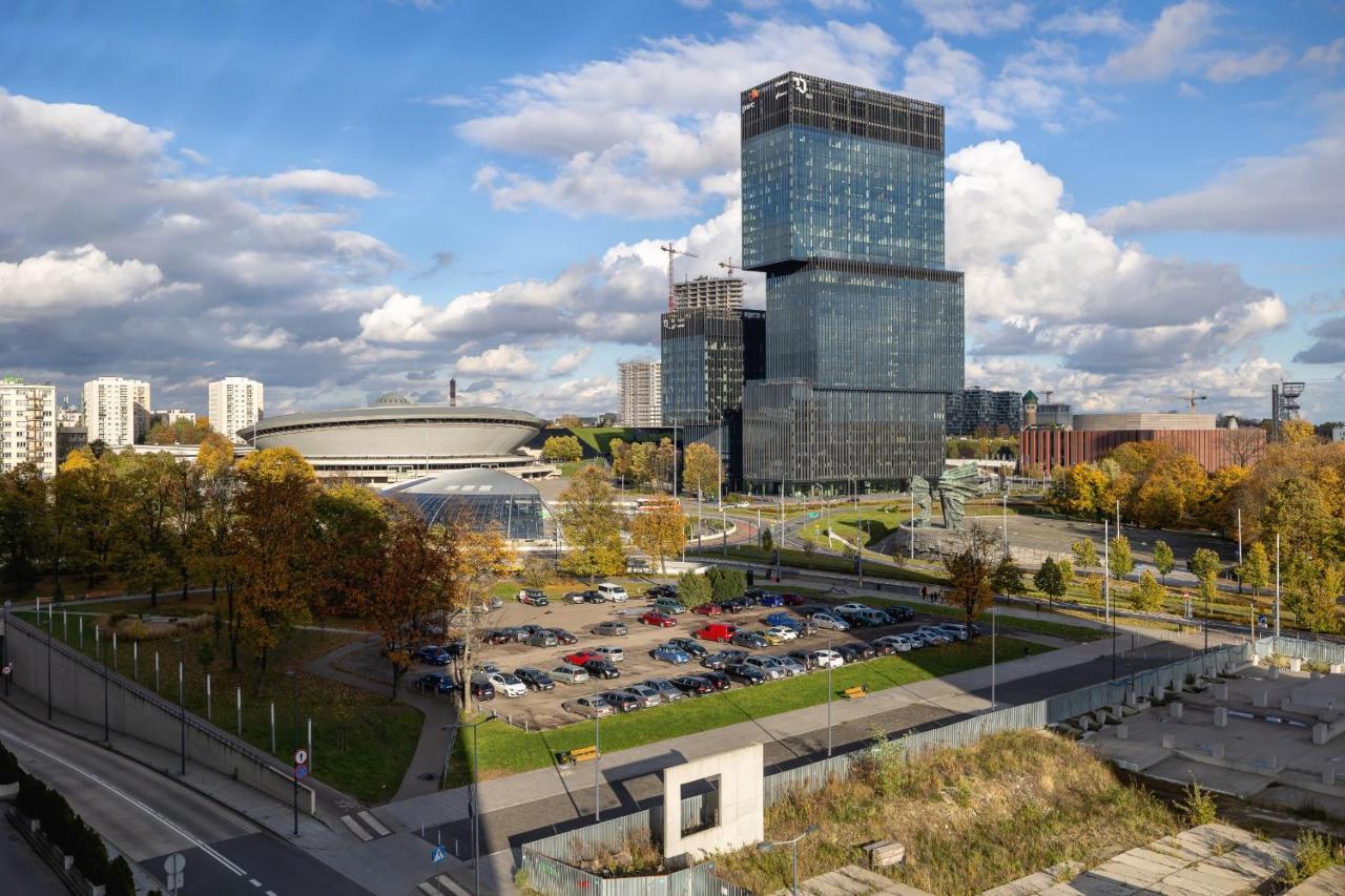 Korfantego Stylish Apartment With City View Spodek Katowice By Noclegi Renters Exterior foto